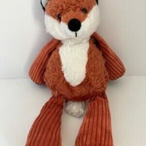 Scentsy Buddy Fern Fox 13" Plush Stuffed Animal Retired Toy Zipper Pocket RARE